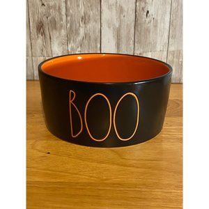 Rae Dunn Halloween Boo 6" Dog Pet Cat Bowl for Food Water Party Serving Dish